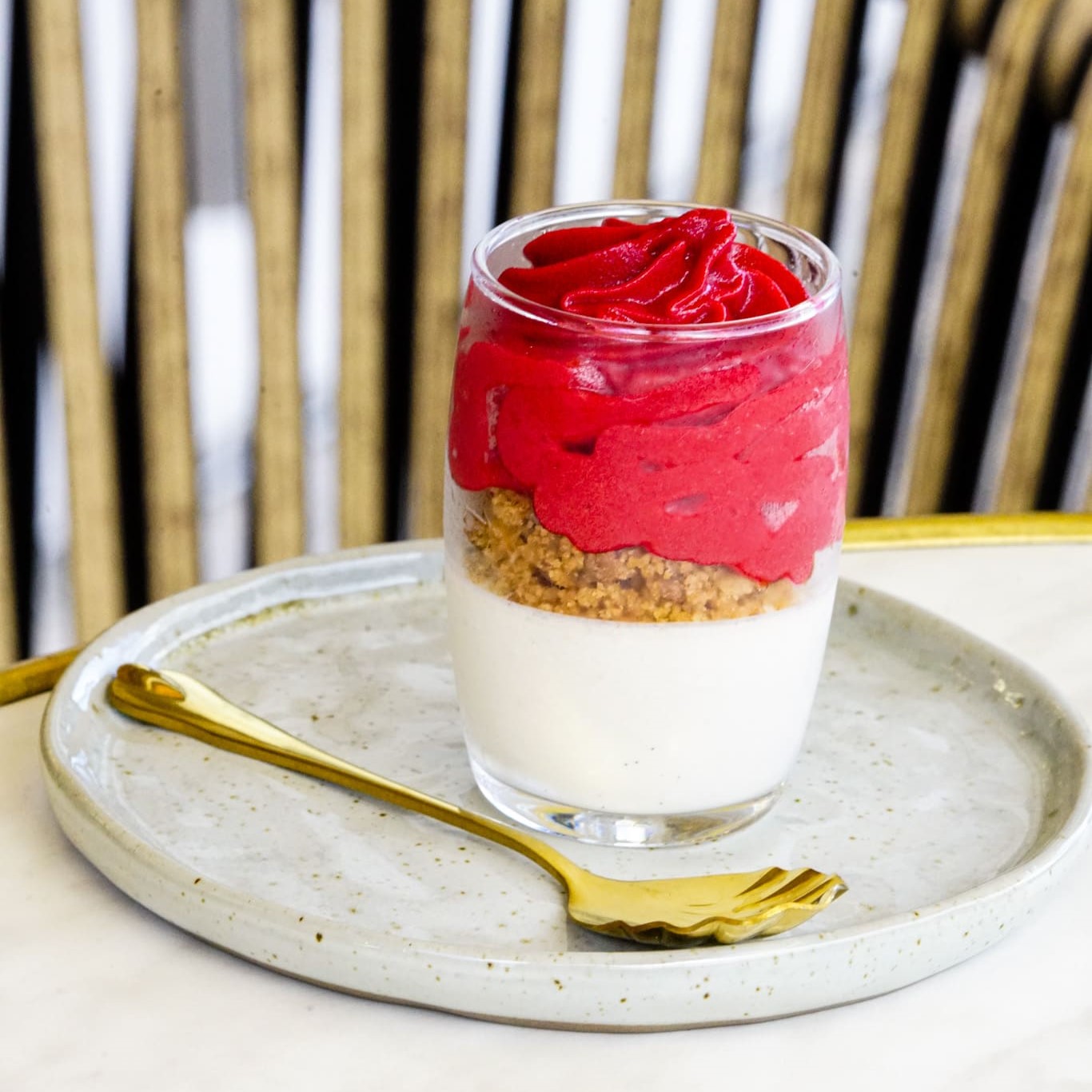 verrine framboise
