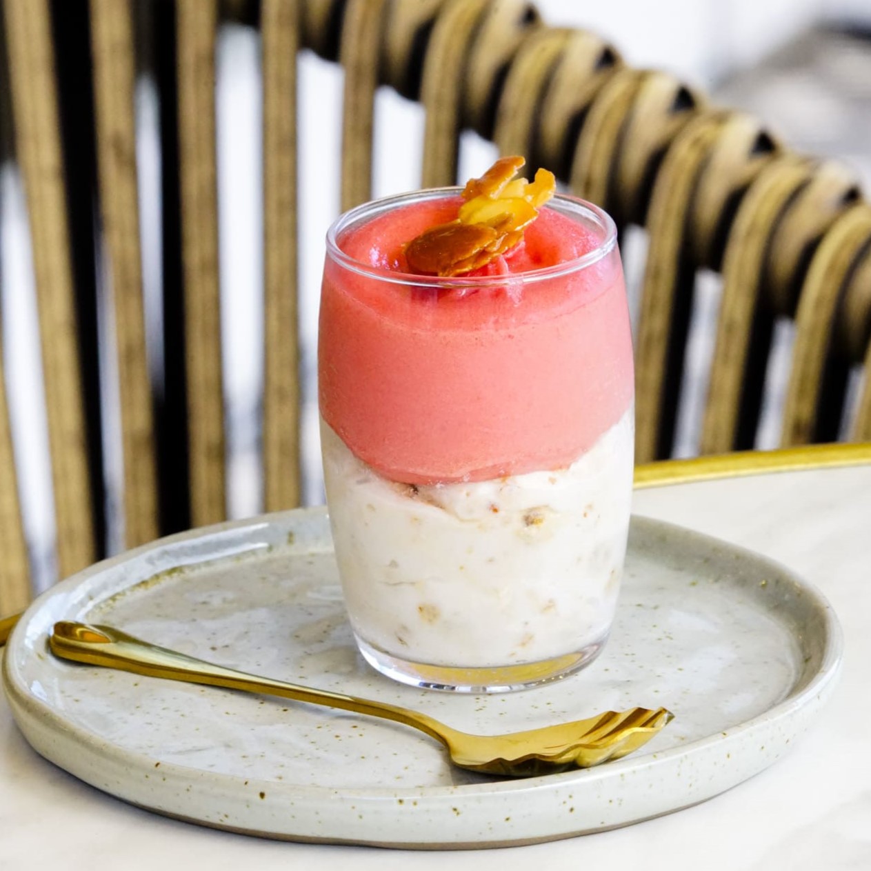 verrine nougat orange sanguine