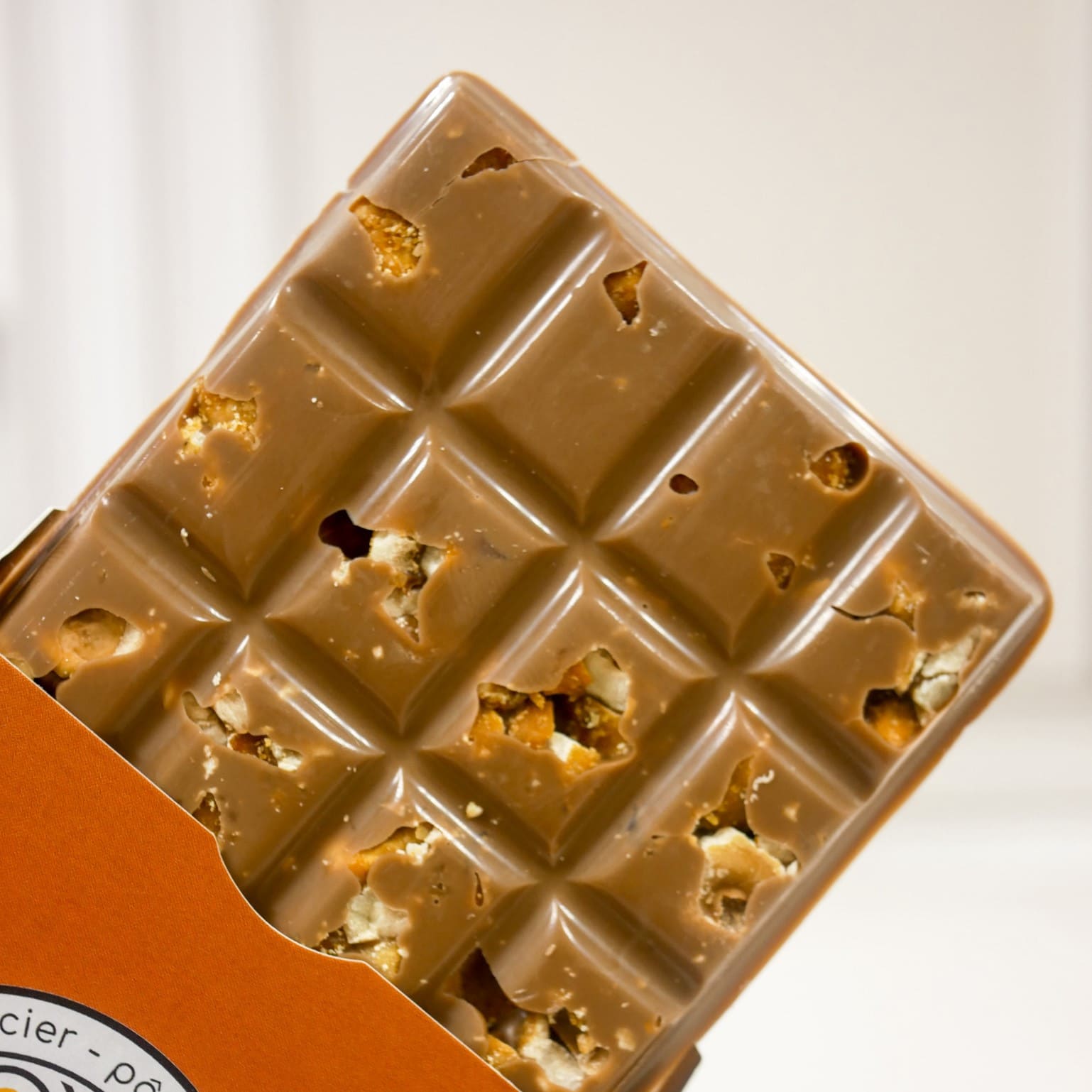 tablette chocolat lait noisette