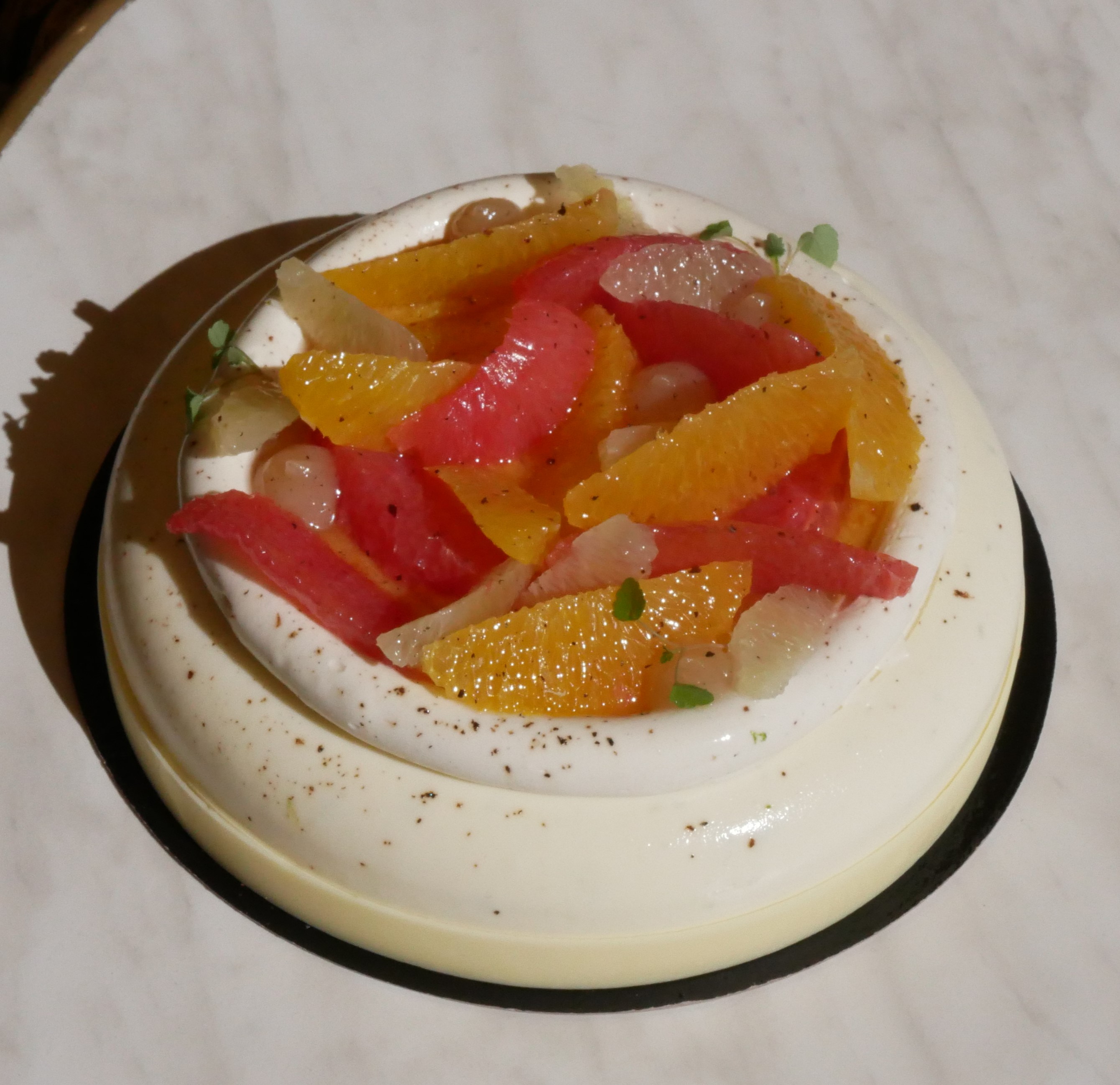 entremets cheesecake agrumes