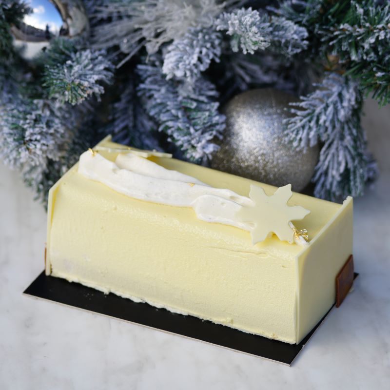 bûche glacée vanille yuzu