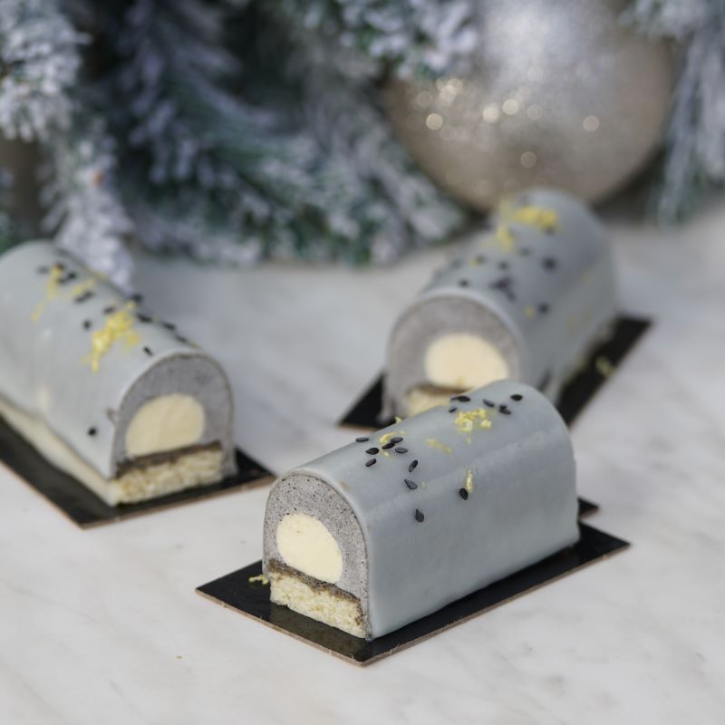 bûchette citron kalamansi sésame noir